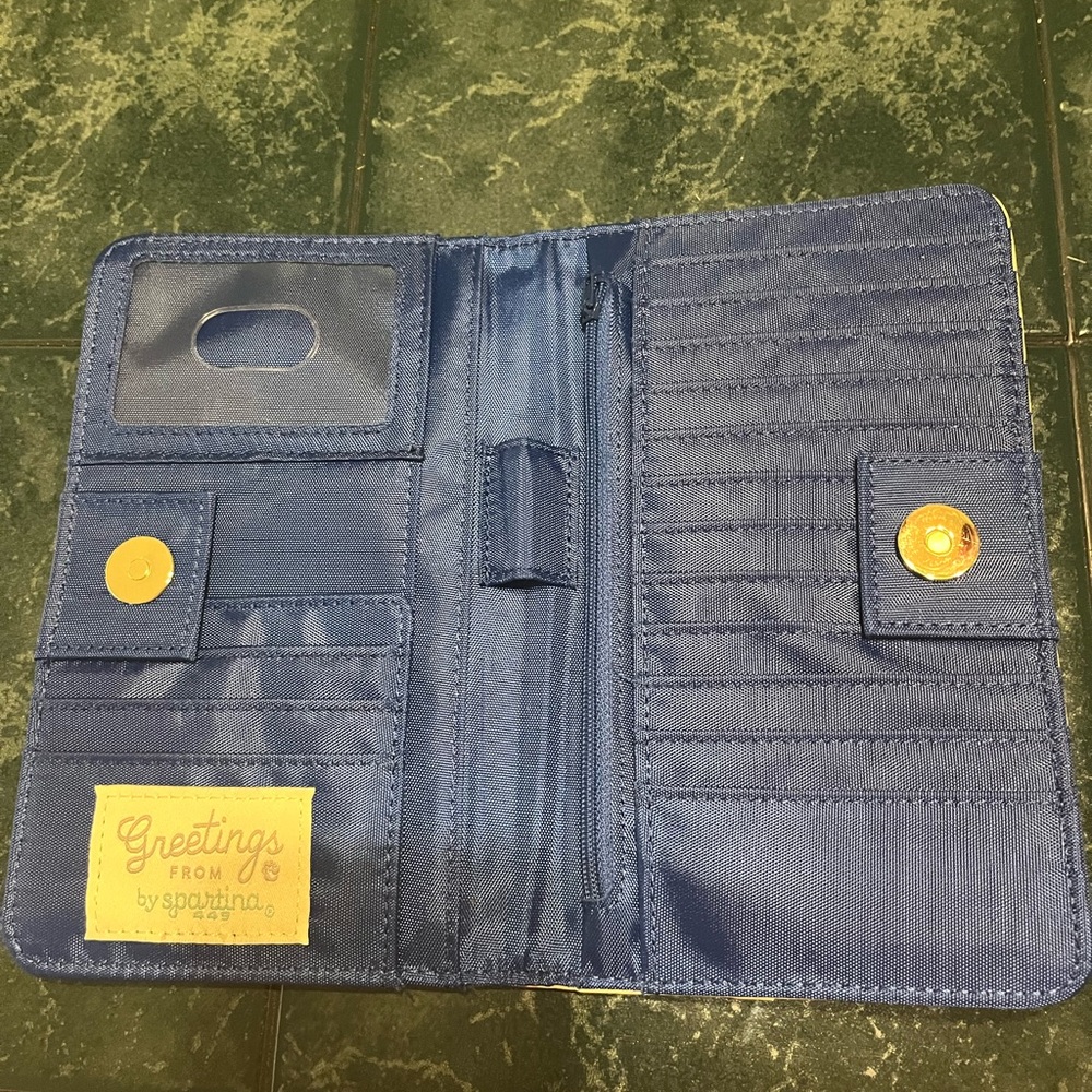 Spartina down the shore wallet. NWOT - Picture 5 of 7